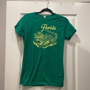 Florida Alligator Screen printed T-Shirt - size XL